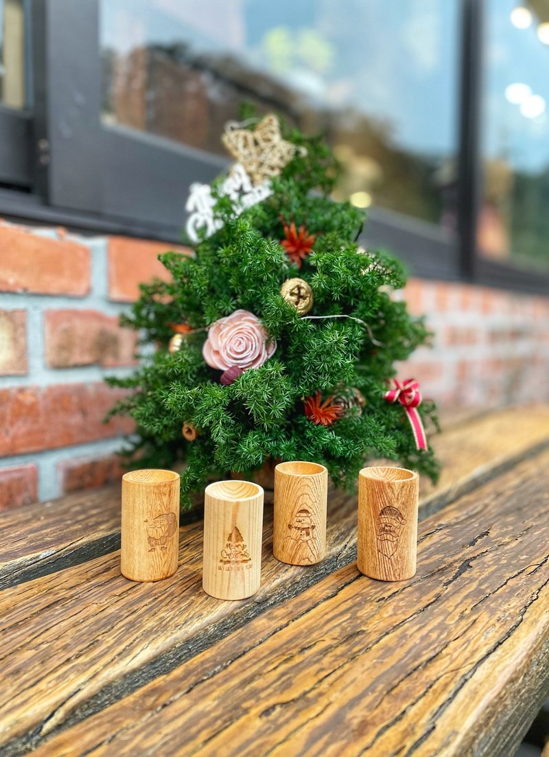 圣诞系列-台湾桧木扩香木 - 香薰/精油/线香 - 木头 