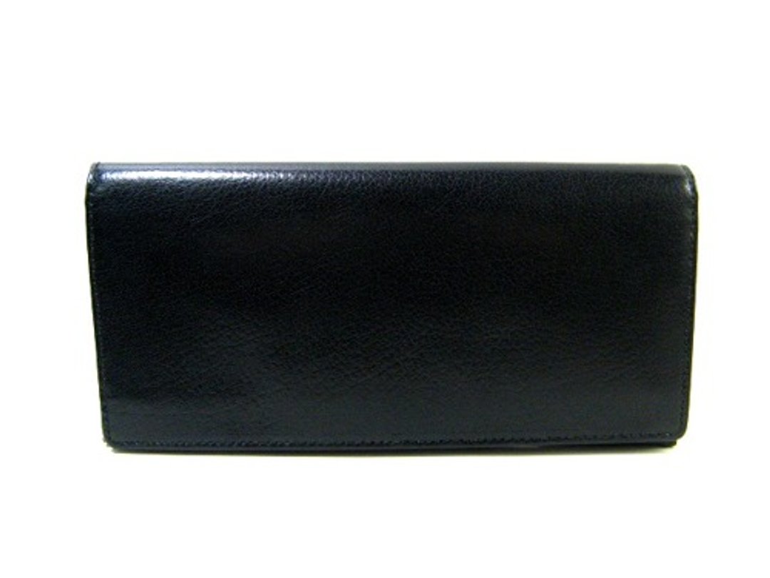 Long Wallet Buffalo Leather - 皮夹/钱包 - 真皮 黑色