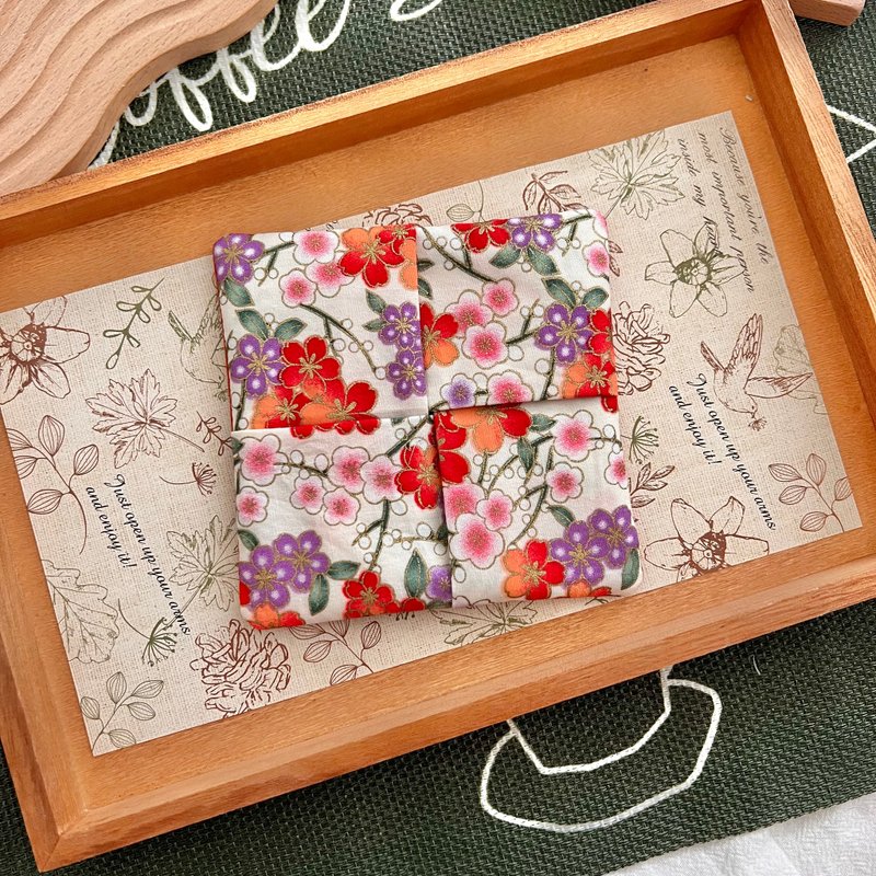 和樱之曲杯垫 樱花限定 手工布杯垫 - 杯垫 - 棉．麻 多色