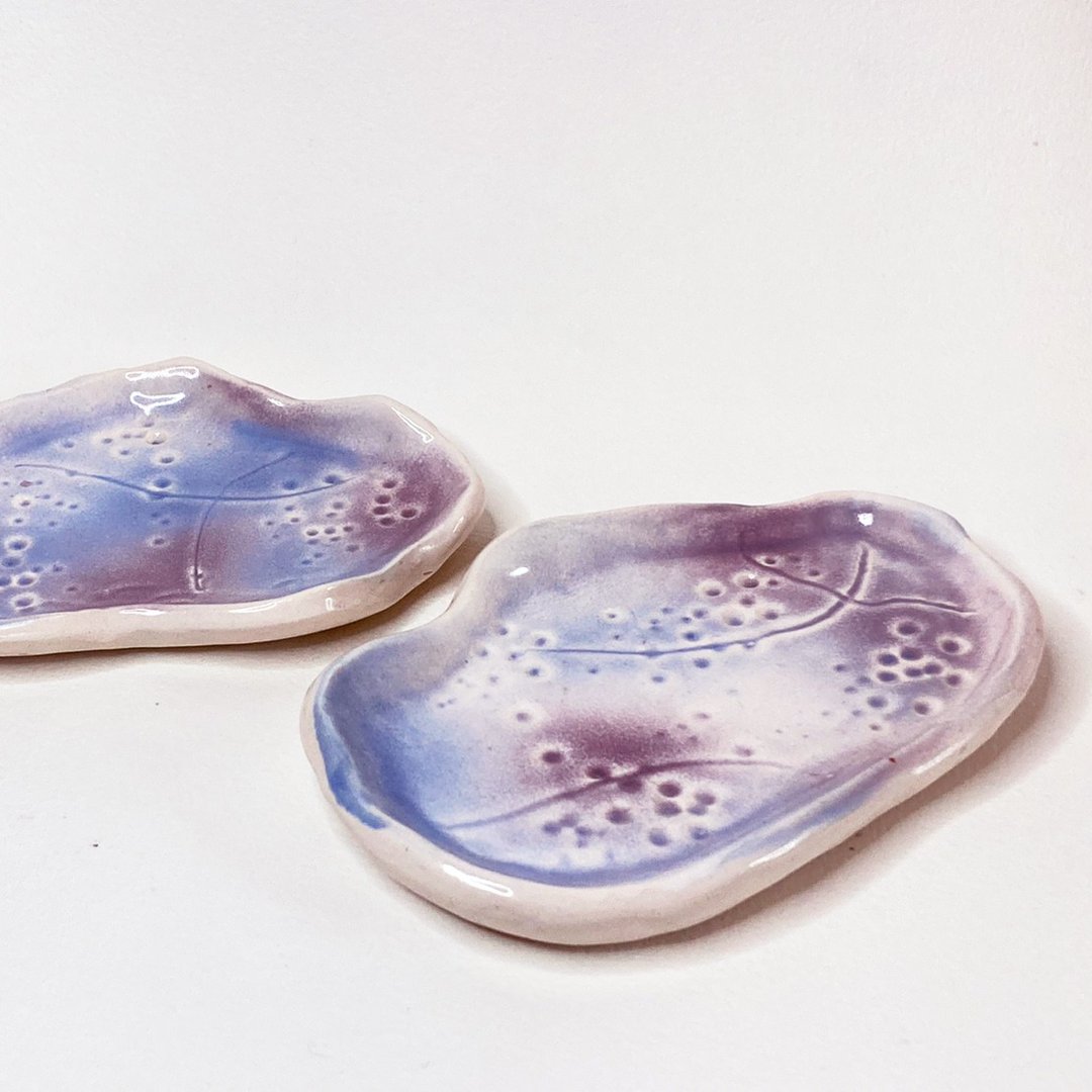 紫色海洋的传说-饰品盘 - 摆饰 - 瓷 紫色