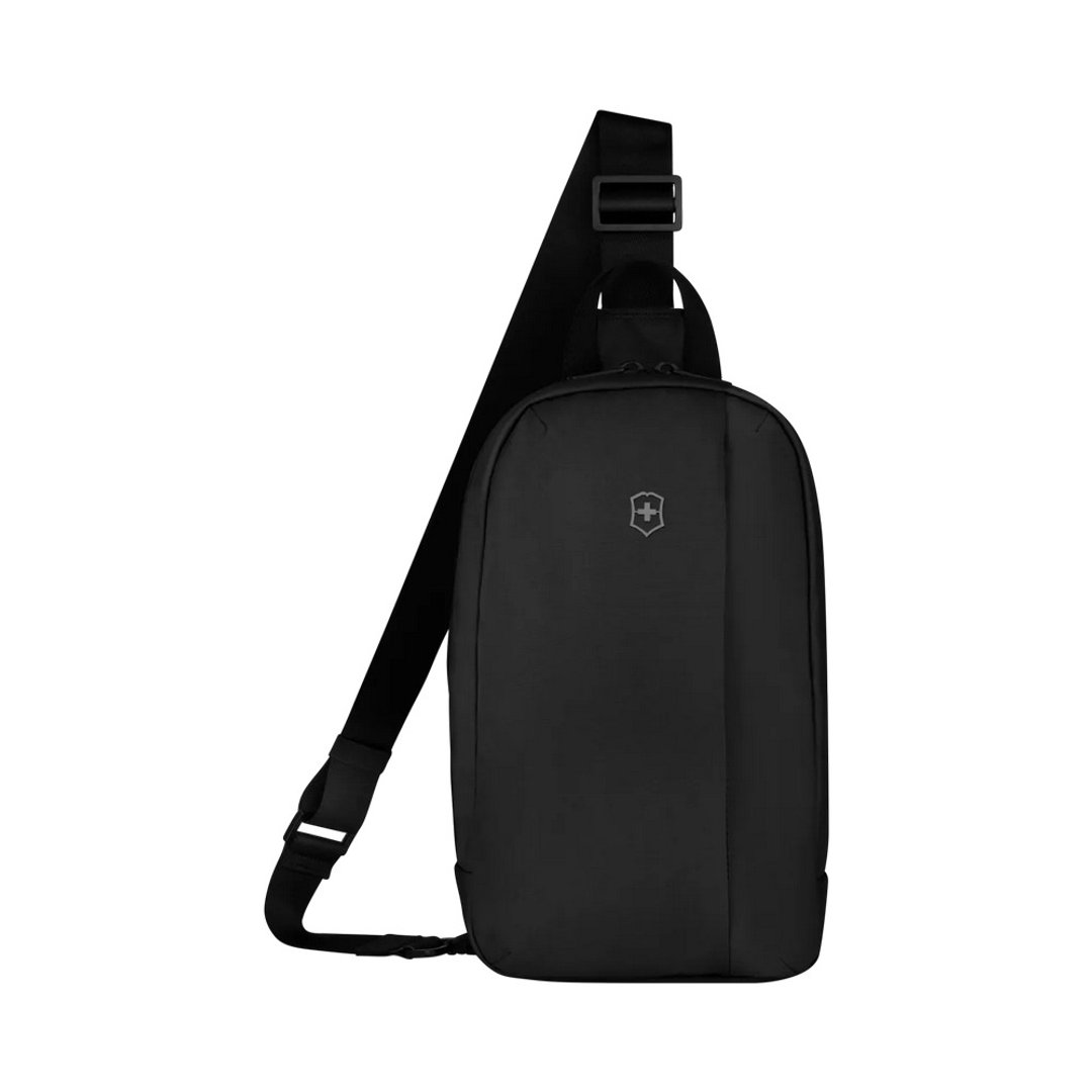 VICTORINOX 瑞士维氏 Travel Essentials 单肩包 黑 653384 - 侧背包/斜挎包 - 聚酯纤维 黑色
