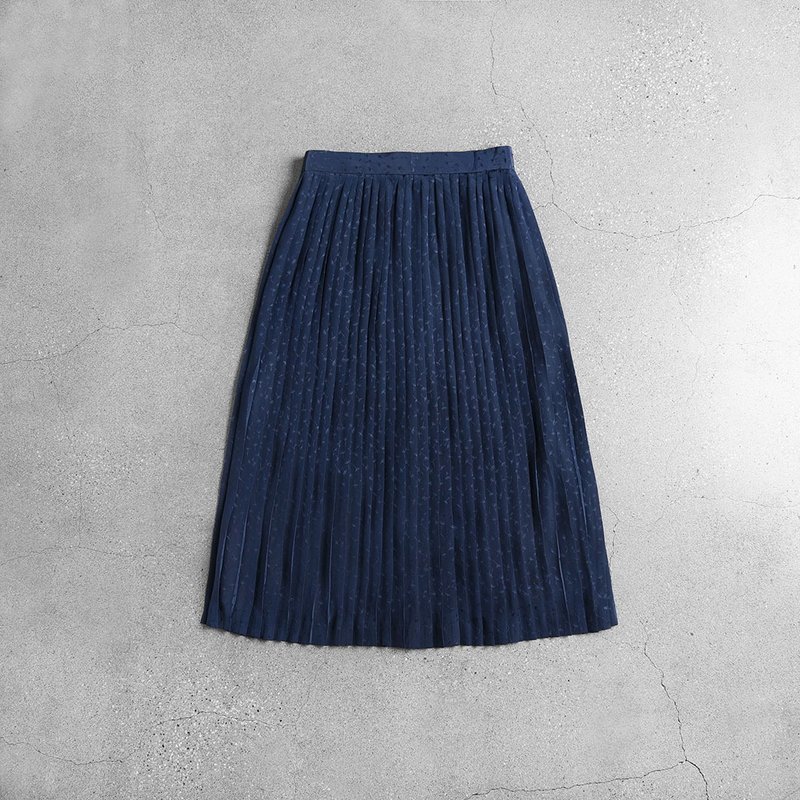 日本古着裙 / Vintage 古着 - 裙子 - 其他材质 蓝色