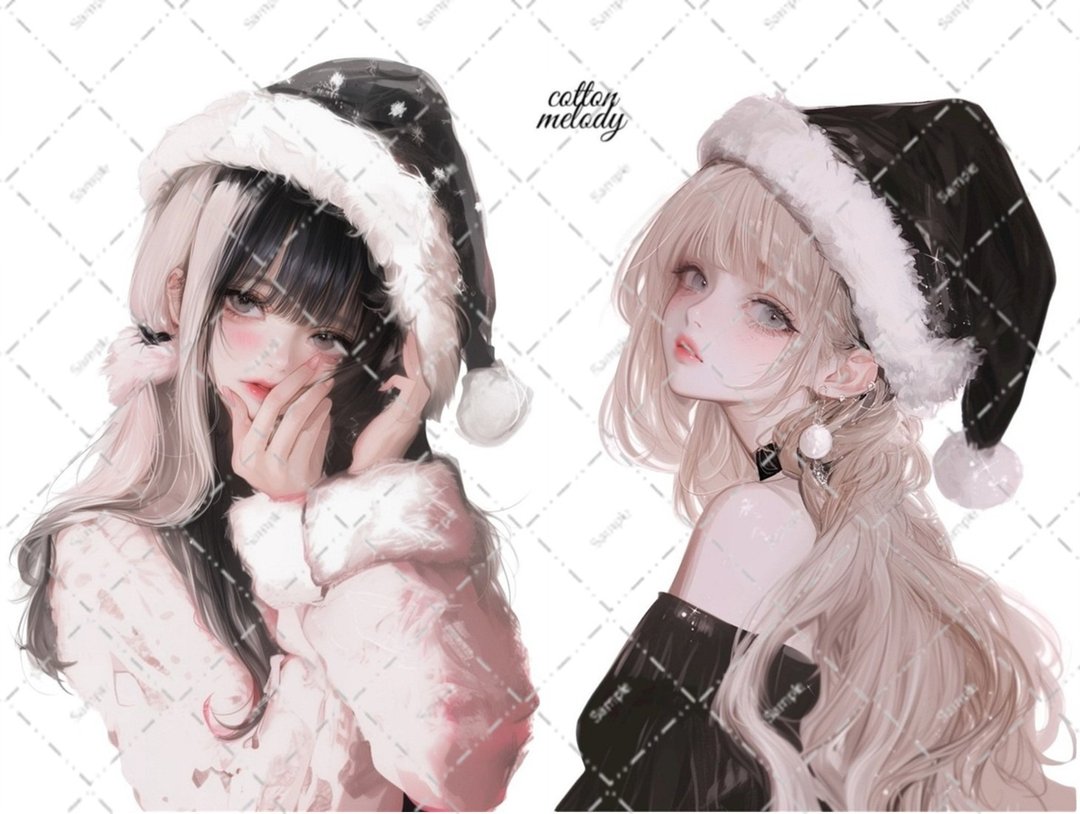 original sticker no.7639 人物贴纸 原创贴纸 人物贴纸 女孩贴纸 原创人物贴纸 - 贴纸 - 纸 