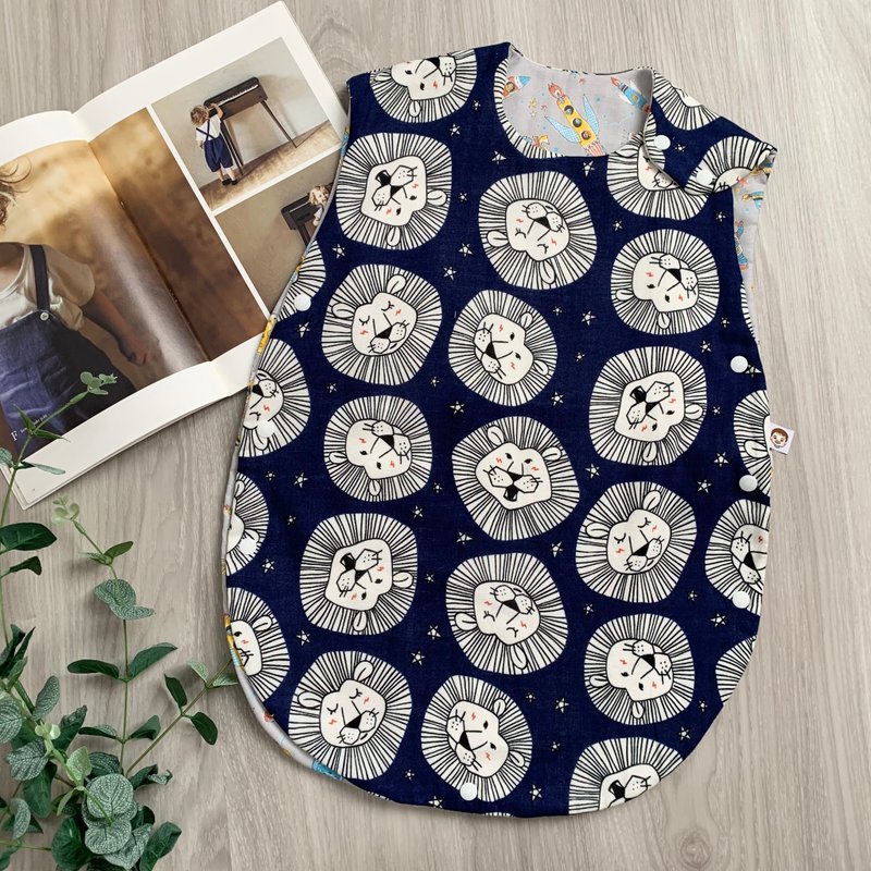 小狮子防踢被 防踢背心 弥月礼 - 其他 - 棉．麻 黄色