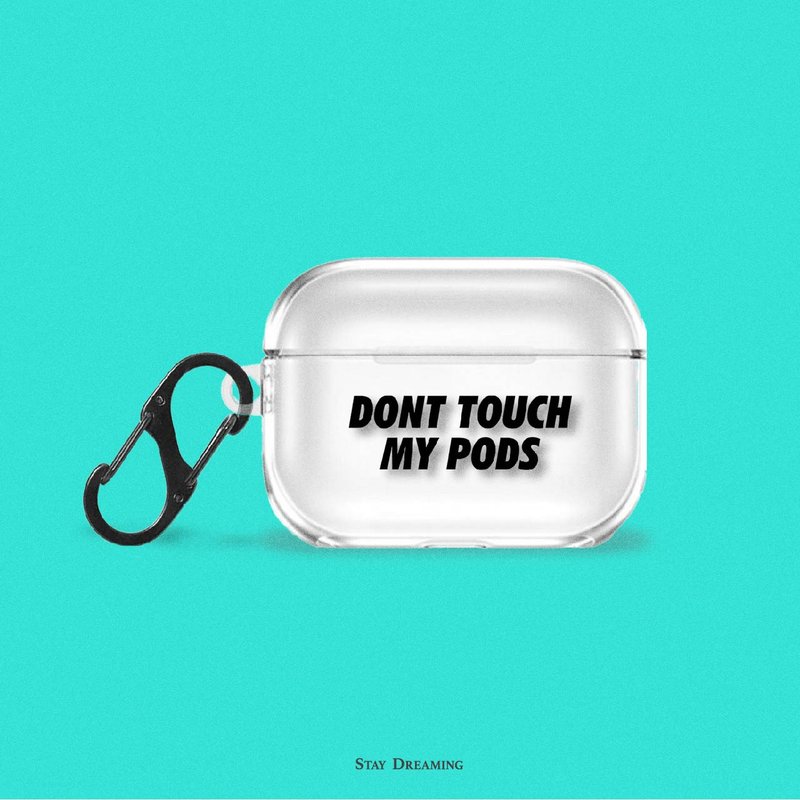 香港品牌 DONT TOUCH MY PODS 透明 AirPods Pro Case - 耳机收纳 - 塑料 