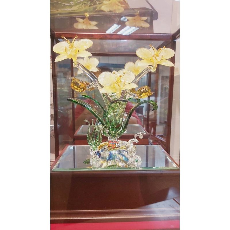 琉璃 桂馥兰香 升迁礼物 退休送礼 开幕送礼 谢师礼物 新婚贺礼 - 其他 - 其他材质 金色