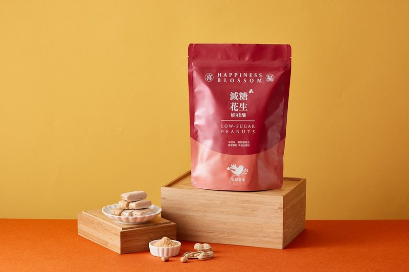 【邵庭直播限定】 花现喜福娃娃酥 自享袋装 300g - 零食/点心 - 新鲜食材 橘色