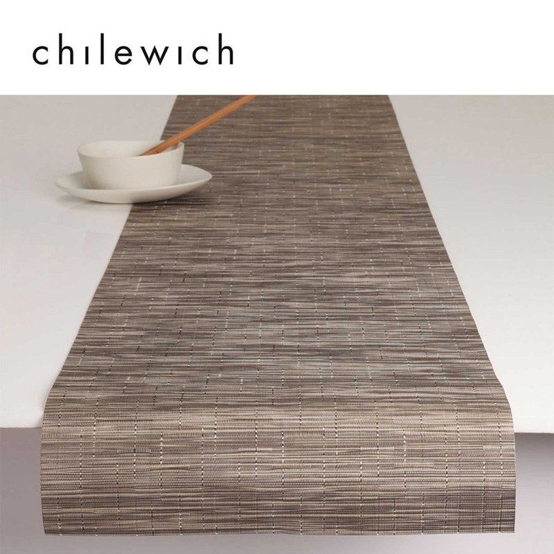 Bamboo 竹编系列桌旗 36 × 183 cm - DUNE沙丘色 - 餐垫/桌巾 - 塑料 咖啡色