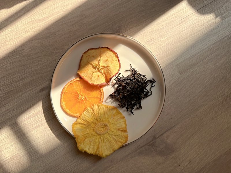 【甜蜜微酸-果干茶包】 香橙凤梨苹果红茶 - 茶 - 新鲜食材 