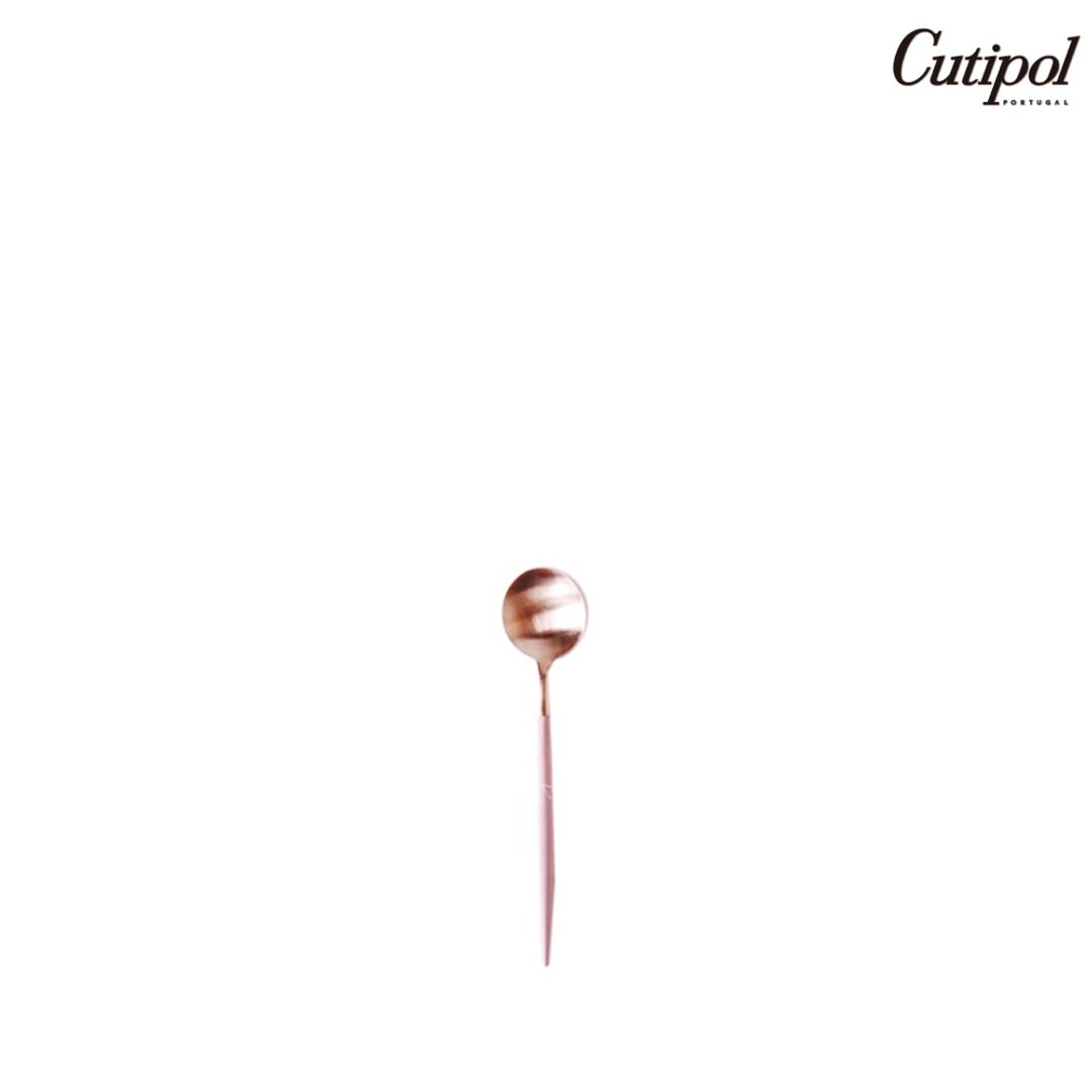 葡萄牙Cutipol GOA系列粉玫瑰金12.5cm咖啡匙 - 餐刀/叉/匙组合 - 不锈钢 粉红色
