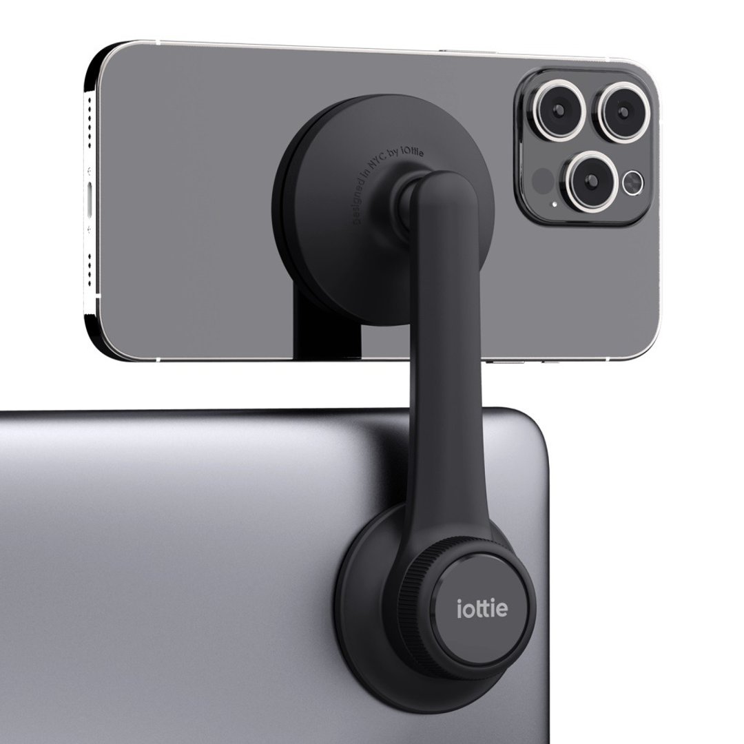 iOttie Terus Tesla 汽车显示器 magsafe 手机支架 - 手机座/防尘塞 - 塑料 黑色
