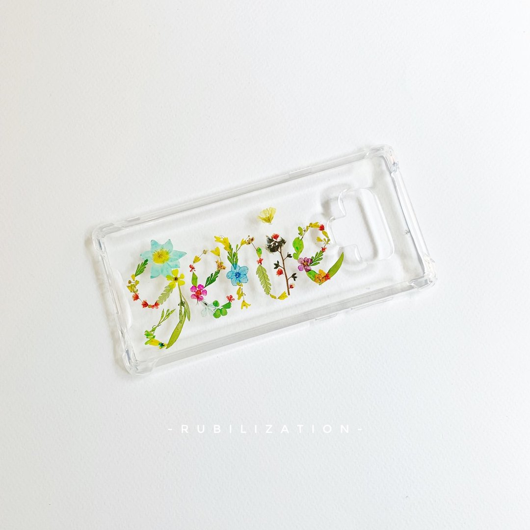 原创干燥花  英文字母手机壳  五字区 定制化 - 手机壳/手机套 - 塑料 多色