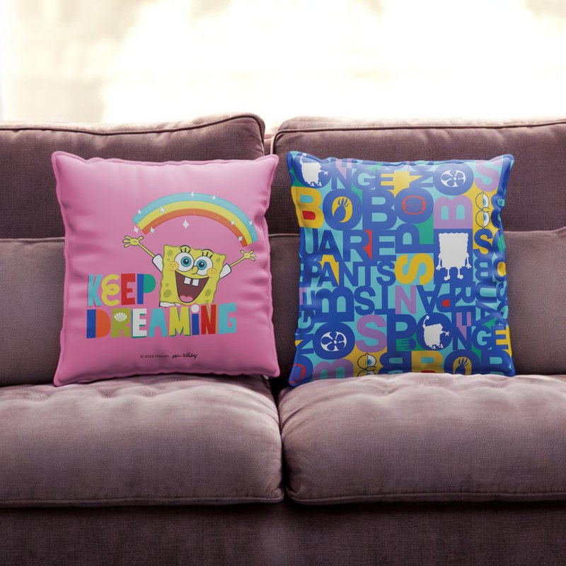 海绵宝宝 - 咕𠱸05 - 枕头/抱枕 - 棉．麻 