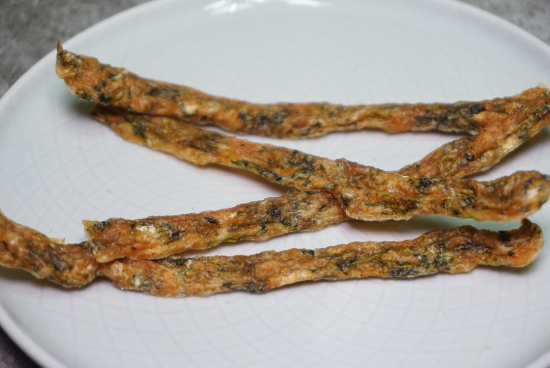 毛家菠菜香鸡条－毛家食堂。手作宠物零食、猫零食、狗零食 - 零食/点心 - 新鲜食材 