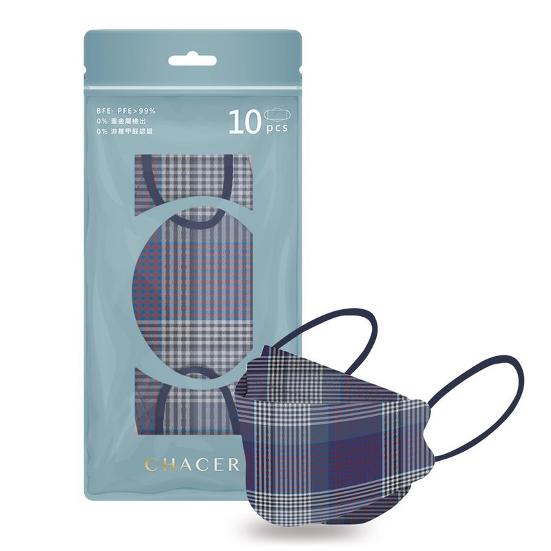 成人M-韩版4D医用口罩-摩登紫(10片) - 口罩 - 其他人造纤维 紫色