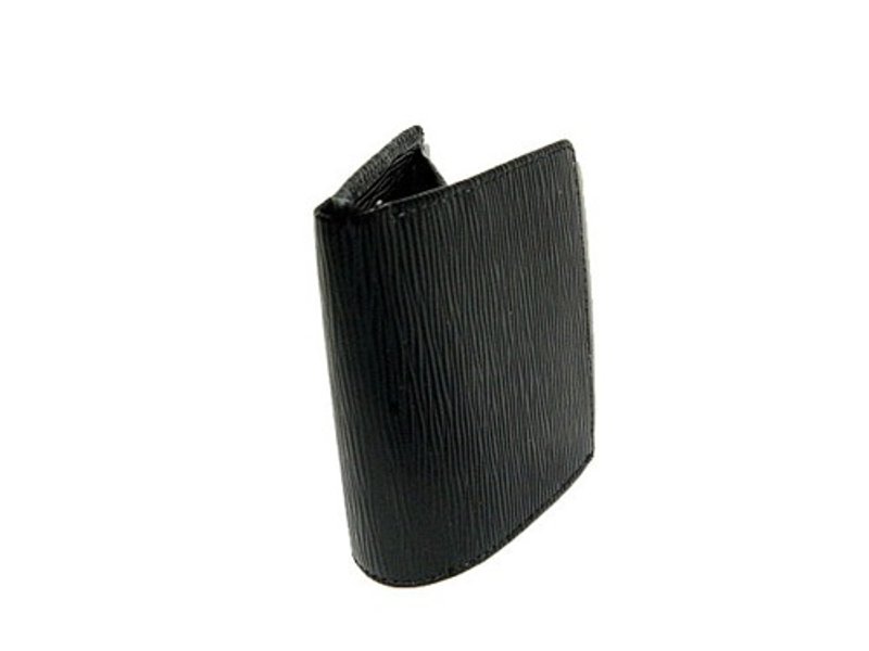 Wave bifold wallet with coin purse - 皮夹/钱包 - 真皮 黑色