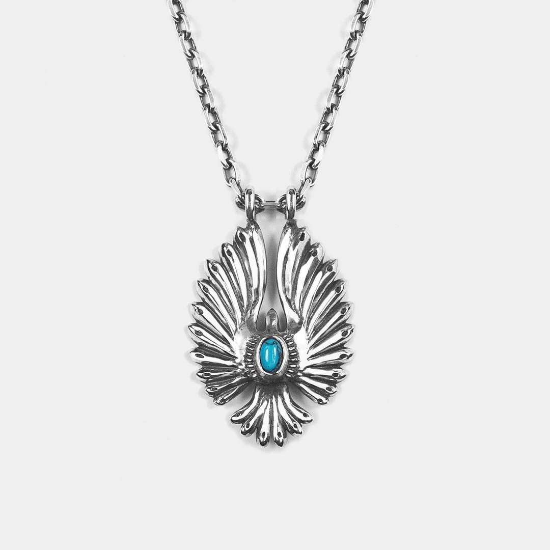 Eagle Necklace - 项链 - 纯银 