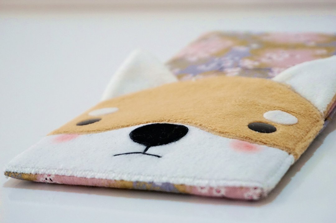 Bucute长-缎布红包袋/新年/全球限量/柴犬/100%手工 - 其他 - 其他材质 红色