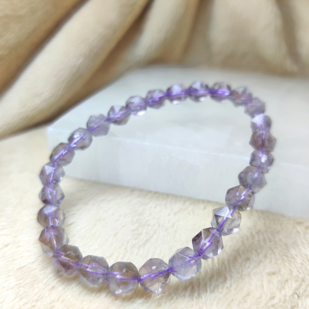 —Starcut 系列—  雪花紫水晶 Amethyst 手串 手链 天然水晶 - 手链/手环 - 水晶 