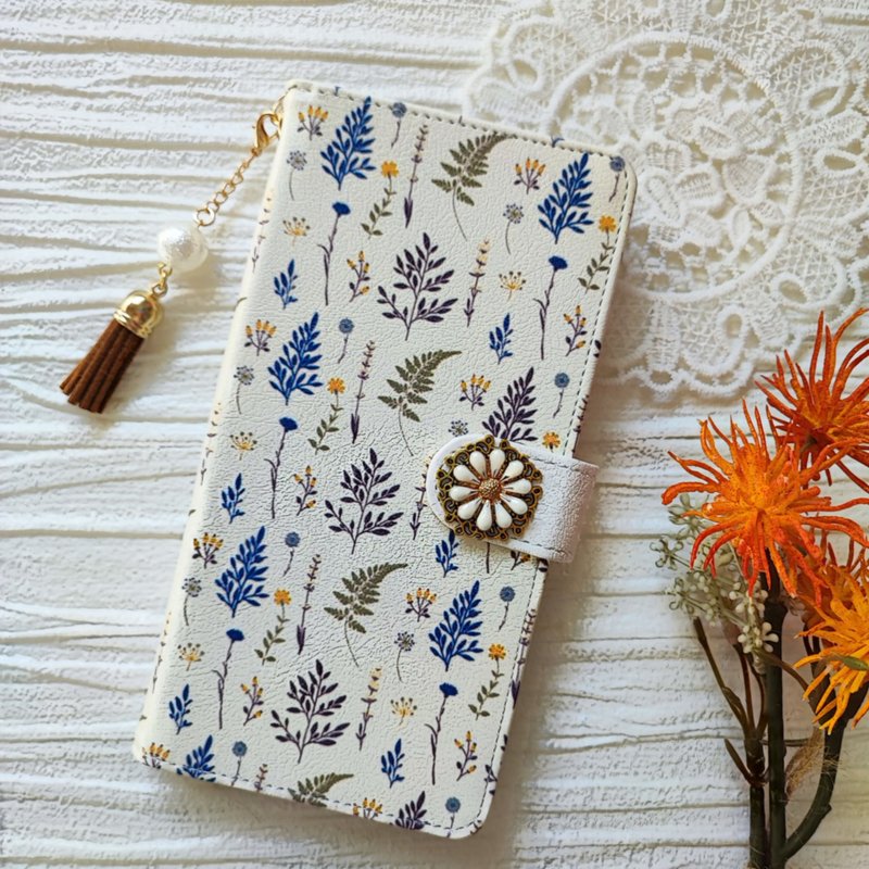 秋季预感智能手机保护壳笔记本电脑保护壳 iPhone 12 iPhone XR iPhone 11 Xperia 10 IV Galaxy S23 Android - 手机壳/手机套 - 人造皮革 咖啡色