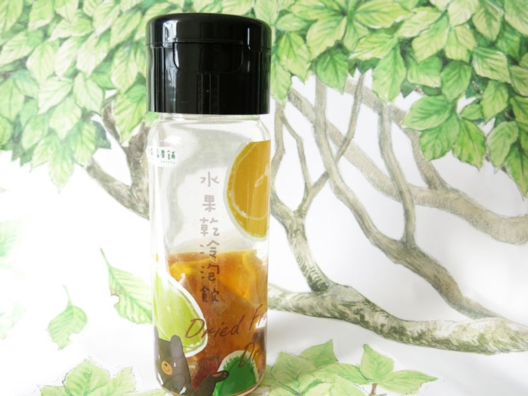 幸福果铺-水果干冷泡饮-夏芒恋莓经典款x1 - 水果干 - 玻璃 白色