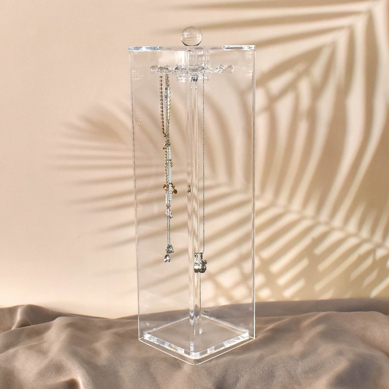 【美的空间】项链饰品透明压克力直立式收纳盒 - 收纳用品 - 压克力 透明