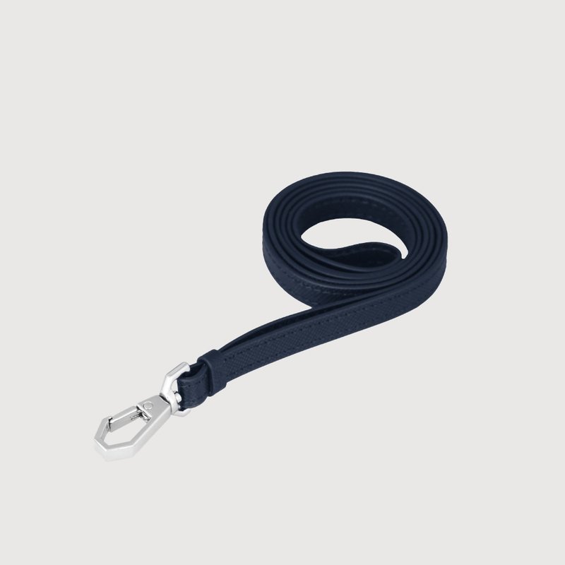 【免费升级送礼包装】十字纹 牛皮证件夹挂绳-蓝色/VA134R00NY - 证件套/卡套 - 真皮 蓝色