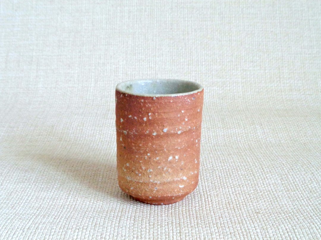 茶杯猩红色 2-a - 茶具/茶杯 - 陶 橘色