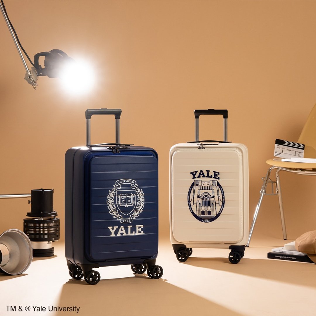 【耶鲁大学 Yale University】20寸前开上掀式行李箱(2年保固) - 行李箱/行李箱保护套 - 塑料 白色