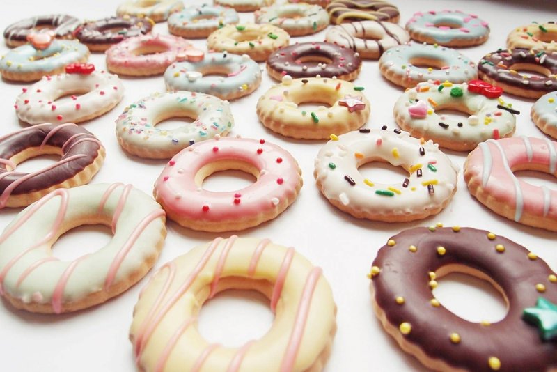 缤纷巧克力甜心圈饼干 (30片) - 手工饼干 - 新鲜食材 