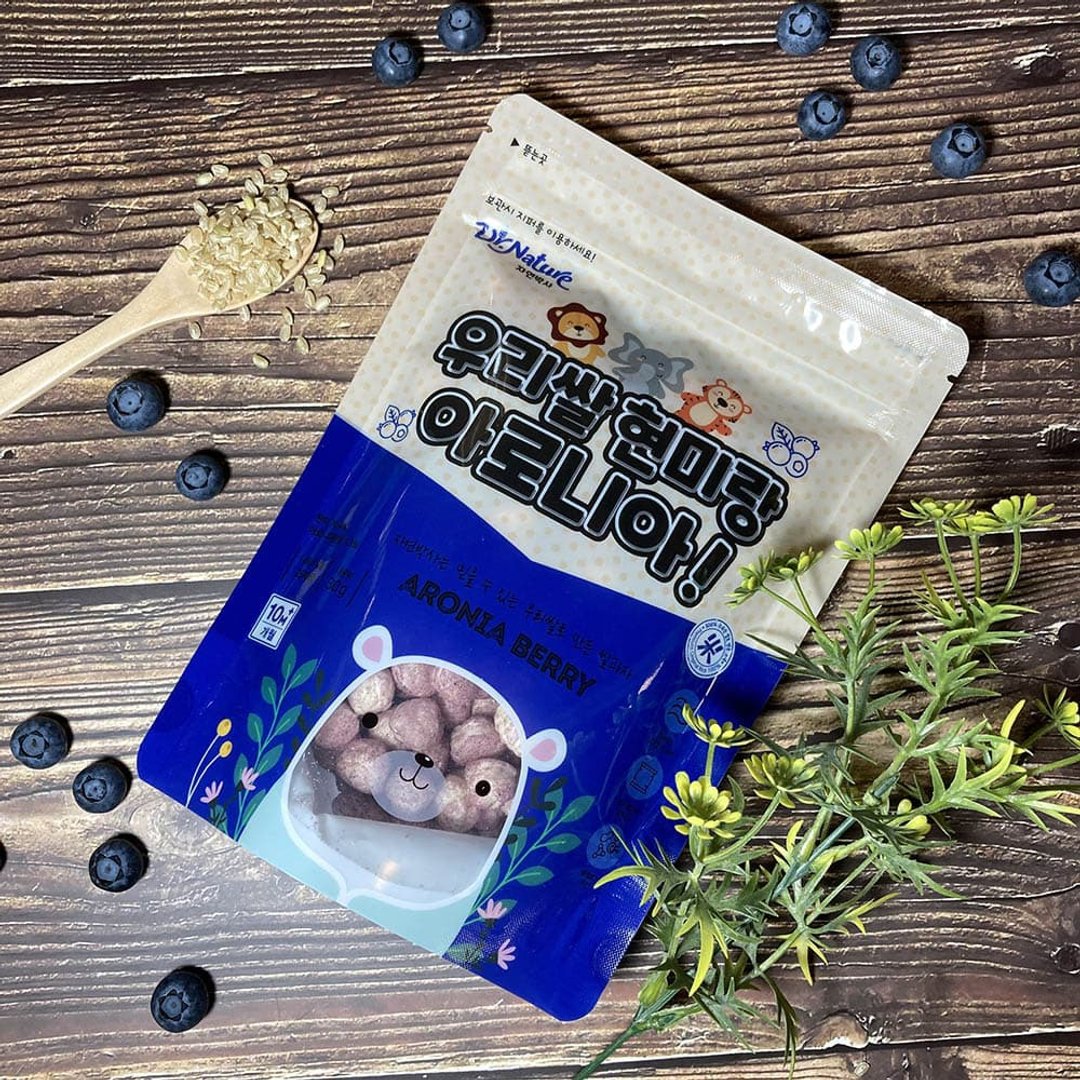 韩国【Dr.Nature】米博士 熊熊森林 野樱莓球球饼(30g) - 玩具/玩偶 - 其他材质 