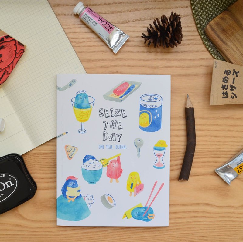 Seize The Day即使软烂也要好好生活 周计划本 - 笔记本/手帐 - 纸 白色