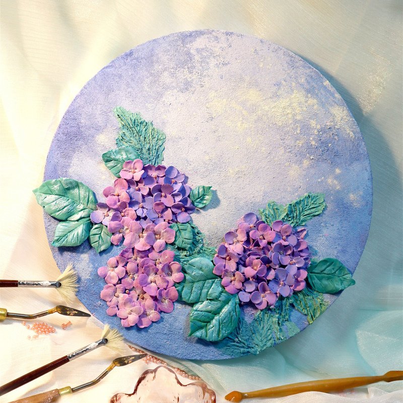 立体画-绣球花之夏 - 插画/绘画/写字 - 其他材质 