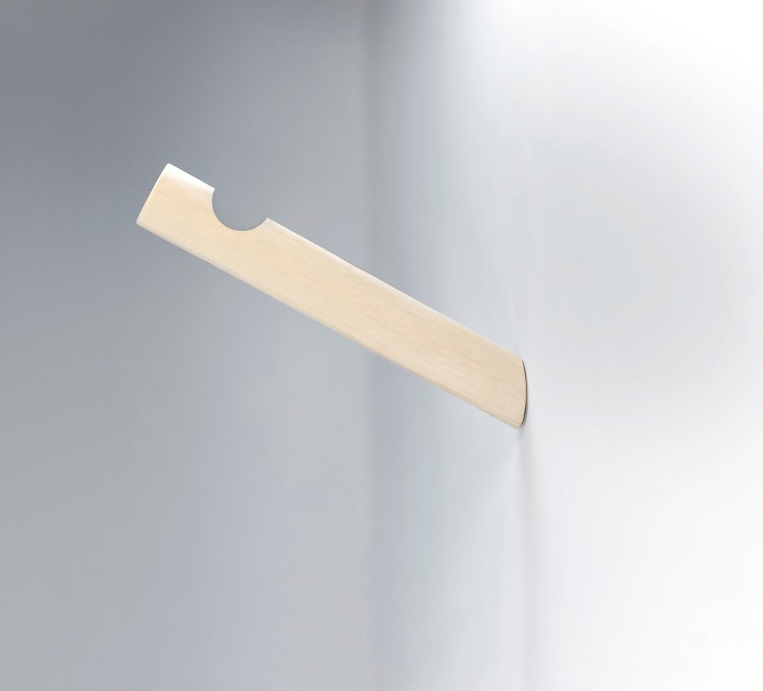 Aspen wood wall hook.Minimalist wall storage. Macramé holder. Plant rack hanger. - 墙贴/壁贴 - 木头 