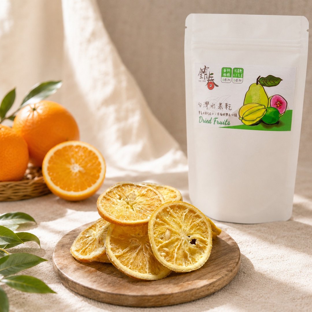 台湾香橙片 低温烘焙果干茶 - 水果干 - 其他材质 橘色