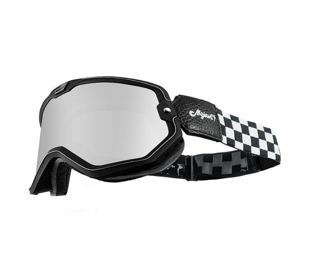 TORC MOJAVE GOGGLES 黑白格子护目镜 抗风沙 防雾 山车帽100% - 安全帽 - 其他材质 