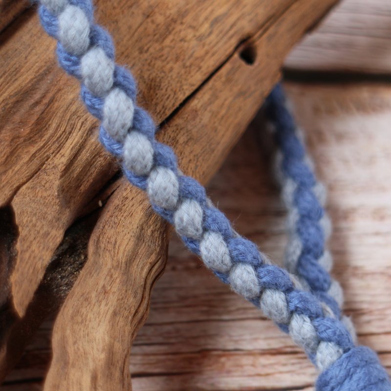 Macrame 海洋之心 手机挂绳 手机绳 编织 手机腕带 包包吊饰 钥匙 - 挂绳/吊绳 - 棉．麻 