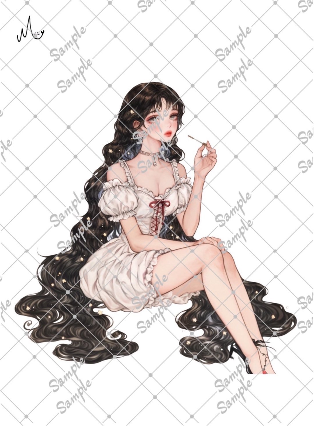 原创人物贴纸 8月新品 - 贴纸 - 纸 