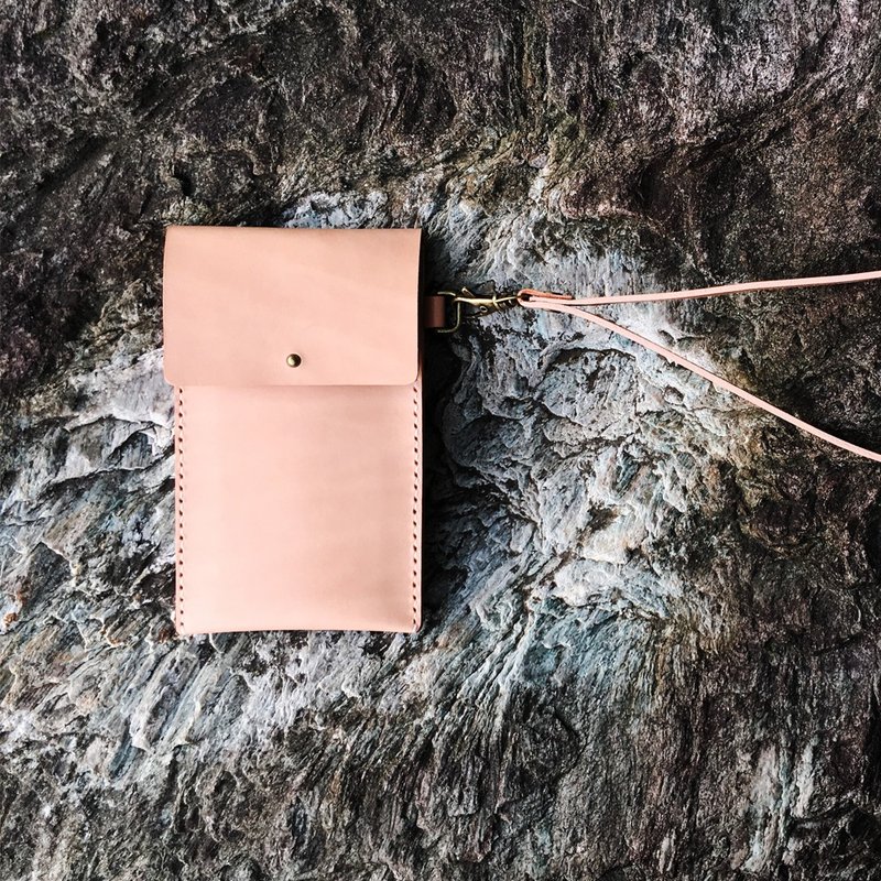 Simple │手机挂颈包_大 - 其他 - 真皮 