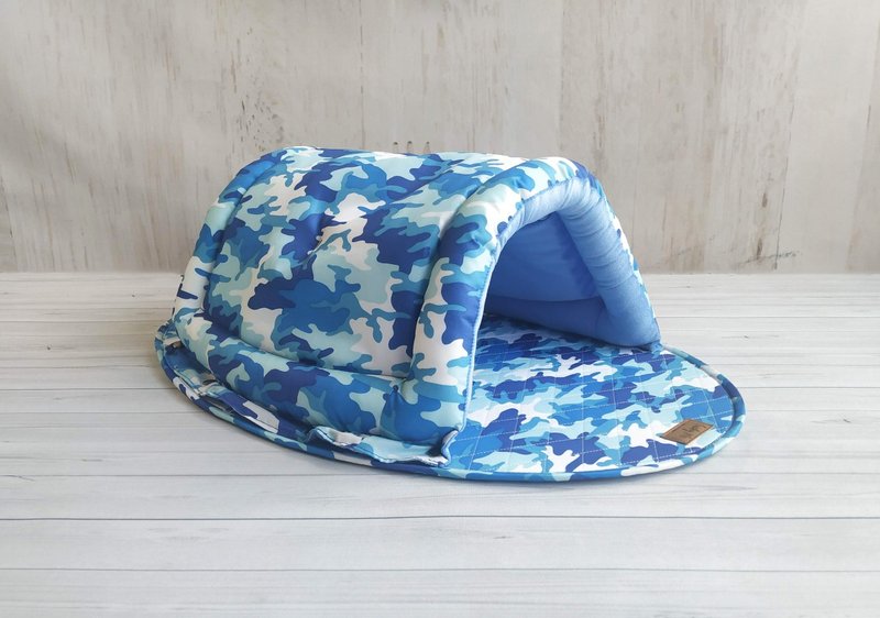 小船屋- 海浪冲击 7色选择 小型犬 中型犬 大猫咪 可拆式床垫 - 床垫/笼子 - 其他人造纤维 蓝色