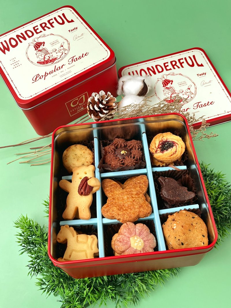 铁盒饼干 - 手工饼干 - 新鲜食材 多色