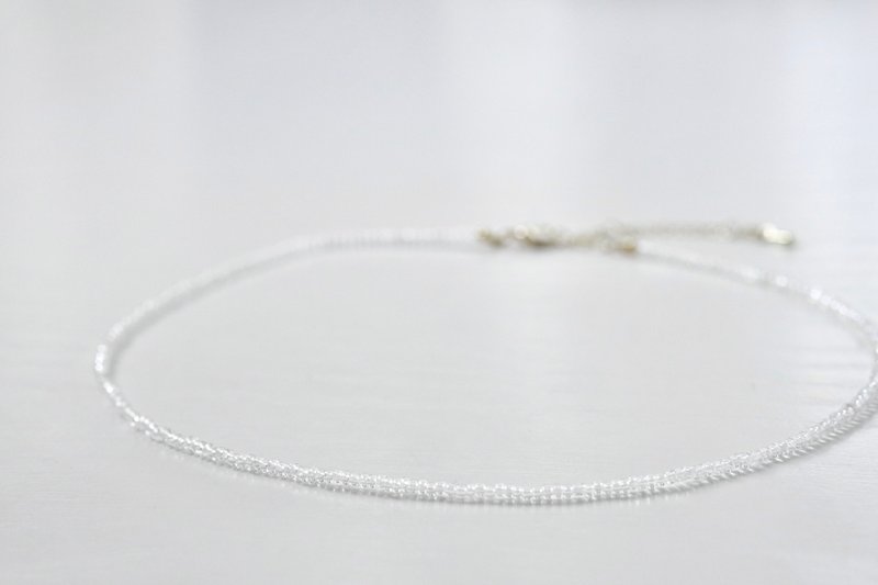 午夜的森林。简约米珠项链。透明色系 - 项链 - 压克力 透明