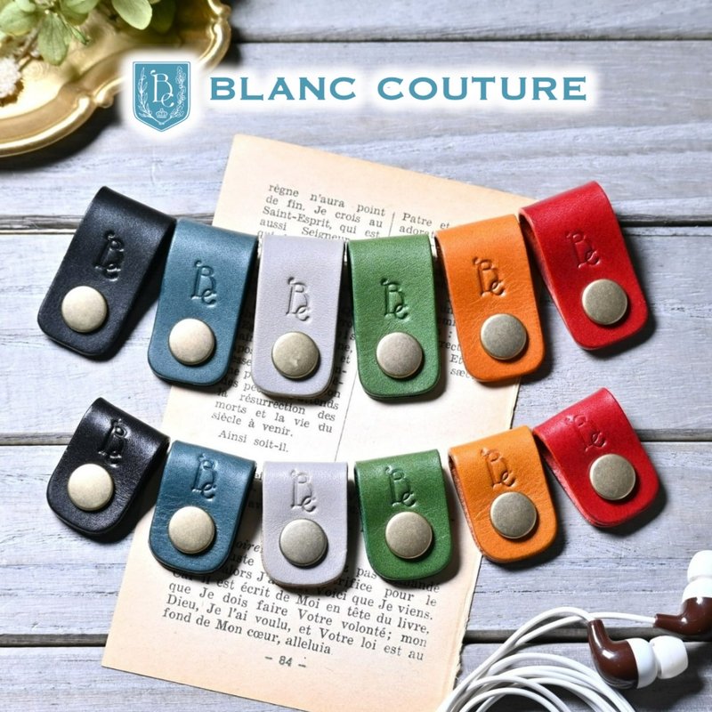 挂钩 线材夹 真皮 - 吊饰 - 真皮 黑色