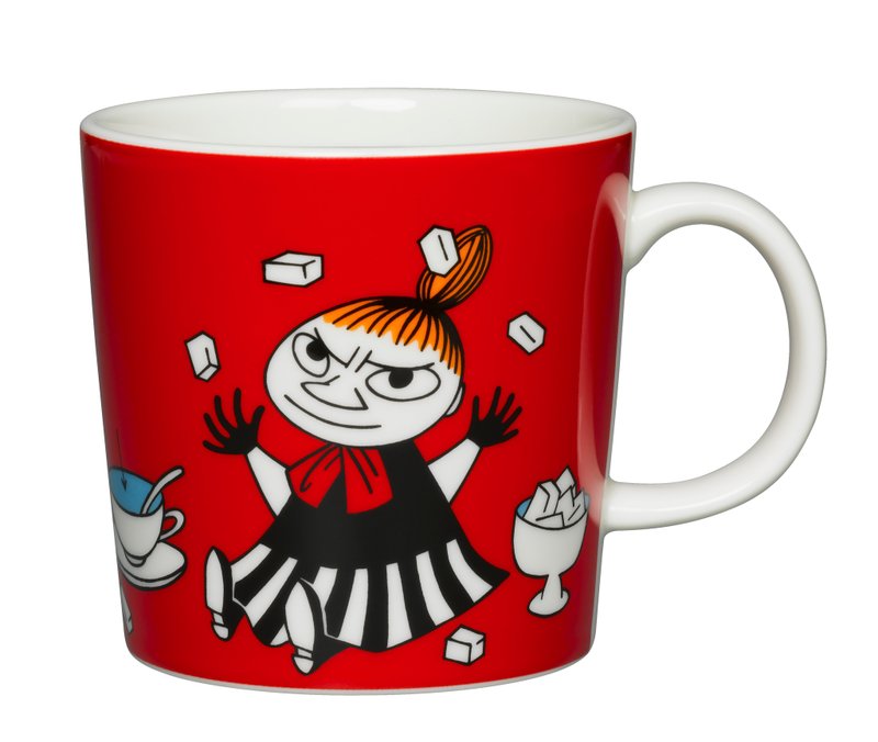 芬兰皇家陶瓷品牌Arabia噜噜米系列之抓狂的小不点马克杯 - 咖啡杯/马克杯 - 其他材质 蓝色