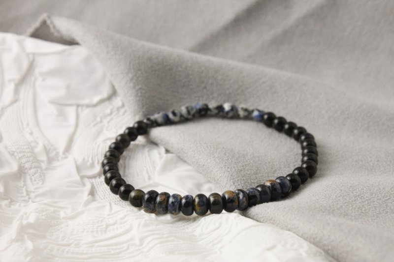 蓬托斯和乌瑞亚 |山海异人// 彼得石k2blue天然石纯银脚链// - 脚链/脚环 - 宝石 银色