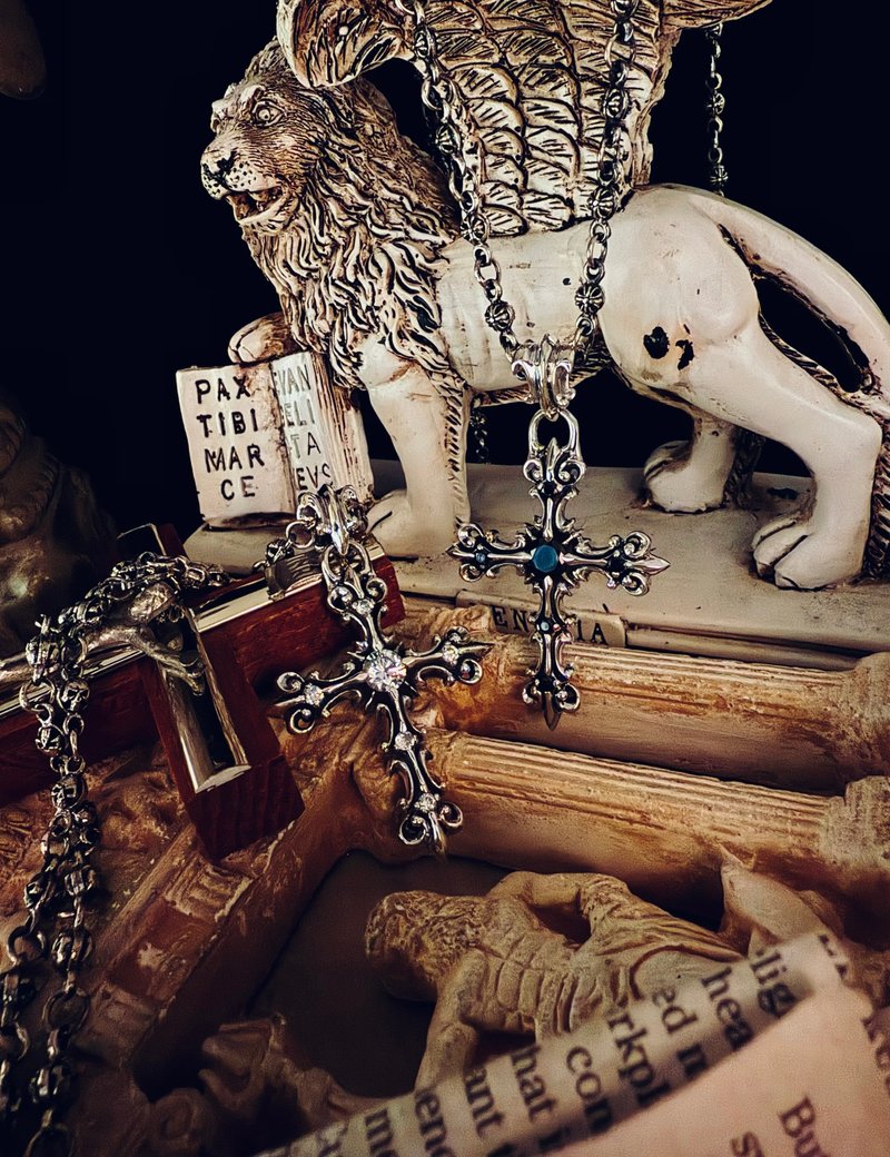 【巴洛克系列】 曙光 925纯银 坠饰 (不含链) - 项链 - 银 银色