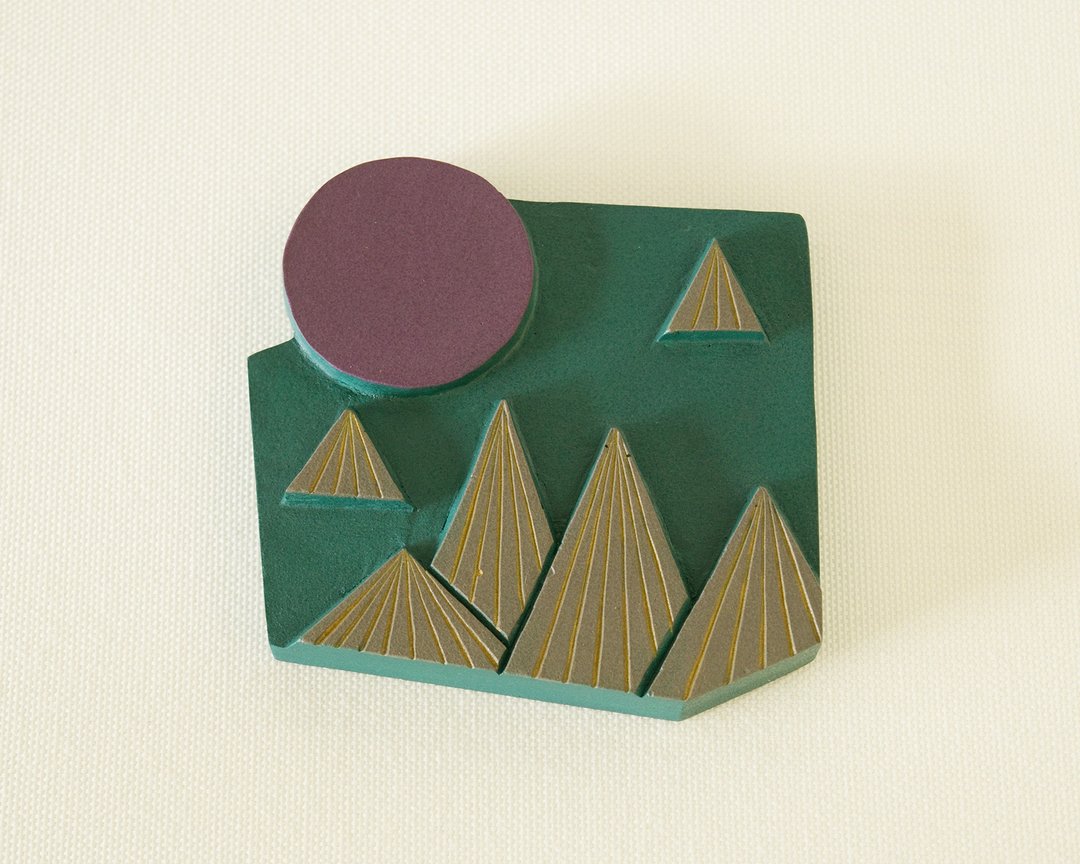 Artdeco Hand Mirror  (mountain - viridian) - 彩妆刷具/镜子/梳子 - 塑料 绿色