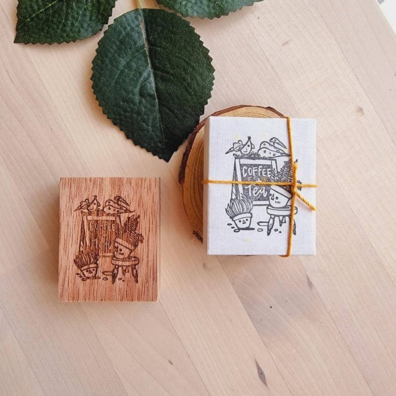 Coffee, Tea or Me 印章 - 印章/印台 - 木头 咖啡色