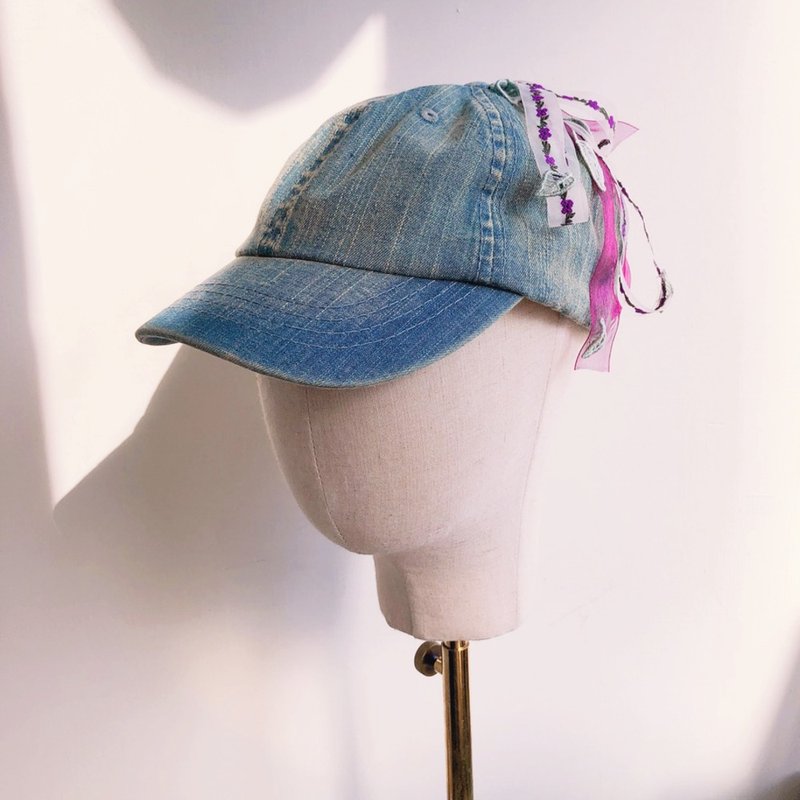 成人式初恋 率性优雅短檐帽 - 帽子 - 其他材质 紫色