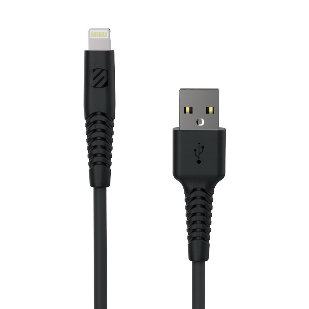 SCOSCHE 高强度耐弯折 Lightning 闪电充电线 (3 m) - 充电宝/传输线 - 塑料 黑色